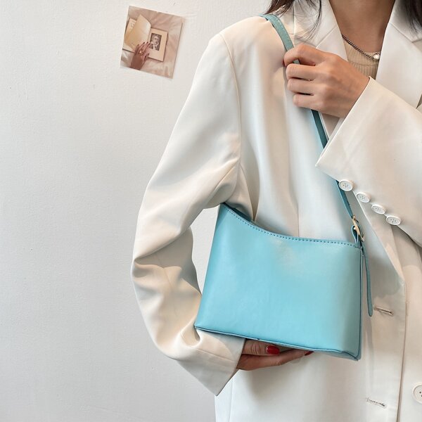

Minimalist Crossbody Bag, Blue