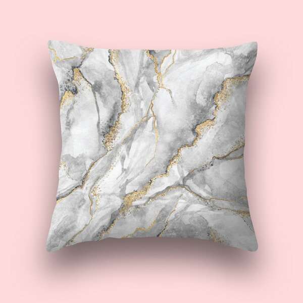 

Marble Pattern Cushion Cover Without Filler, Multicolor