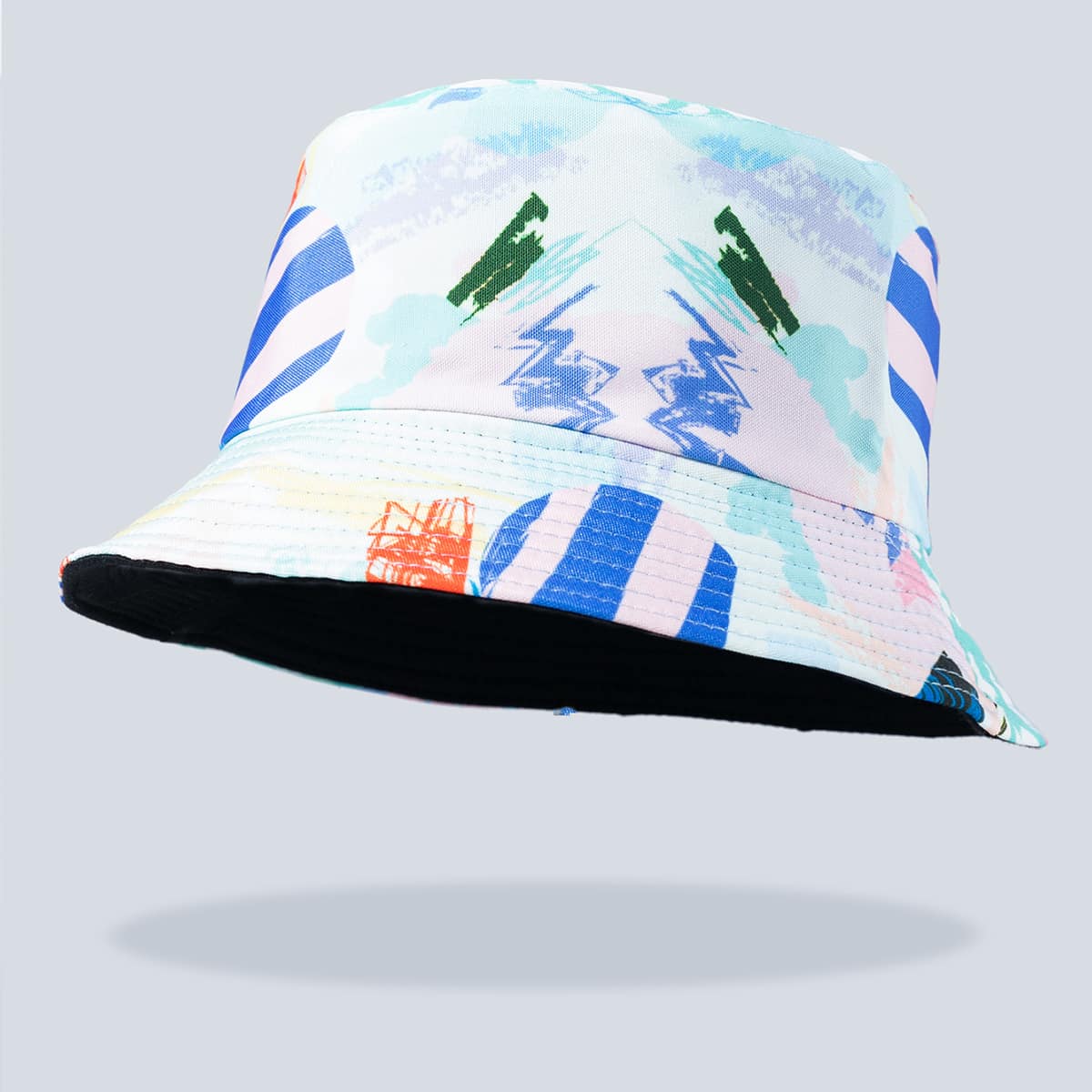 

All Over Print Bucket Hat, Multicolor