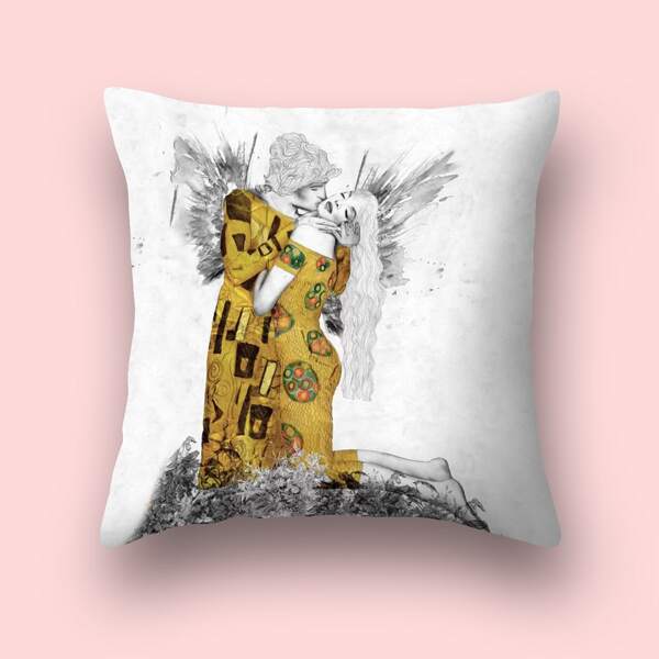 

Figure Graphic Cushion Cover Without Filler, Multicolor
