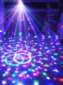 1pc USB Powered Remote Control/Voice Control With 7 Modes Disco Stage Laser Lights For Gatherings, Parties, Birthday Parties, Graduation Parties, Projection Lights For Home Decoration, Atmosphere Lights - Multicolor - View 6