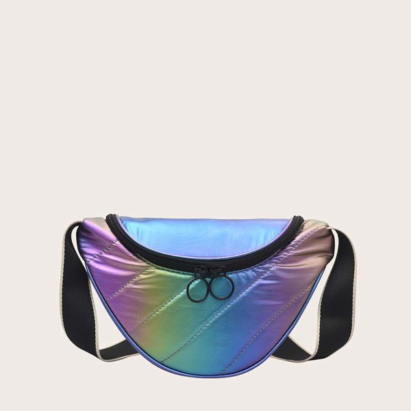 

Ombre Quilted Fanny Pack, Multicolor