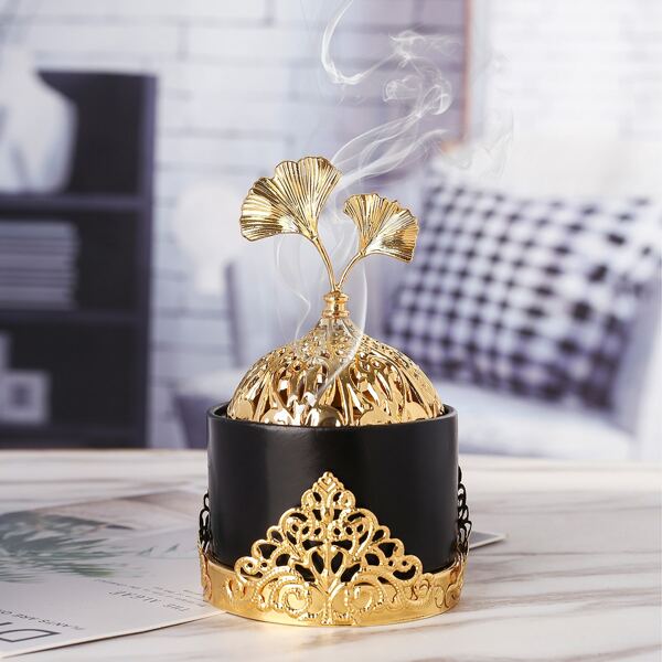 

Ginkgo Biloba Decor Incense Burner, Multicolor