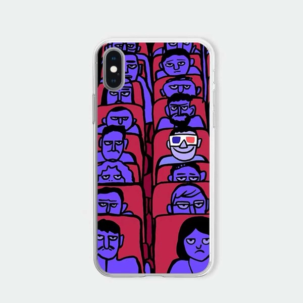 

Cartoon Graphic Phone Case, Multicolor