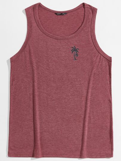 Manfinity BRENVOR Men Coconut Tree Tank Top
