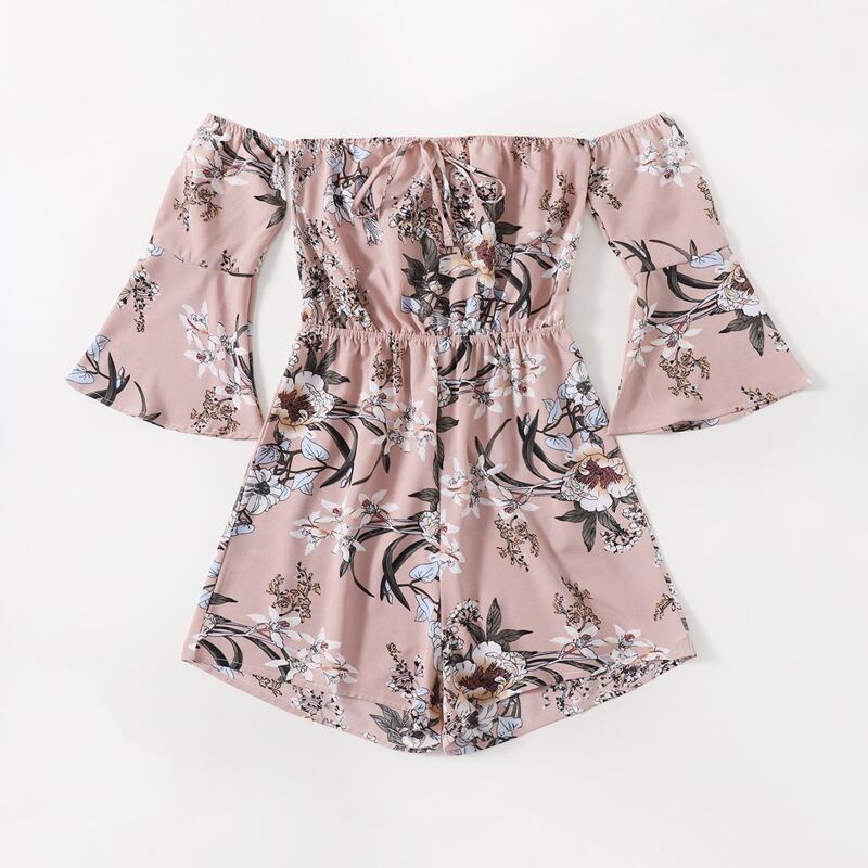 

Floral Print Romper, Multicolor
