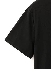 Áo thun Con số Giải trí - màu đen - Xem 3