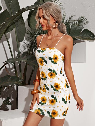 knee length dresses for ladies Sunflower Mini Dress M