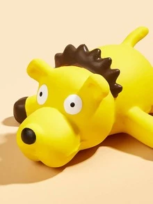 獅子造型寵物髮聲玩具 - 黃色 - 查看 4