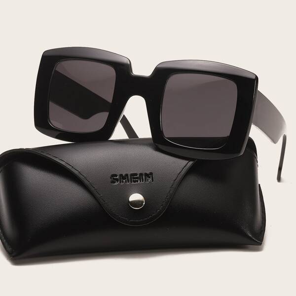 

Men Oversized Frame Sunglasses, Black