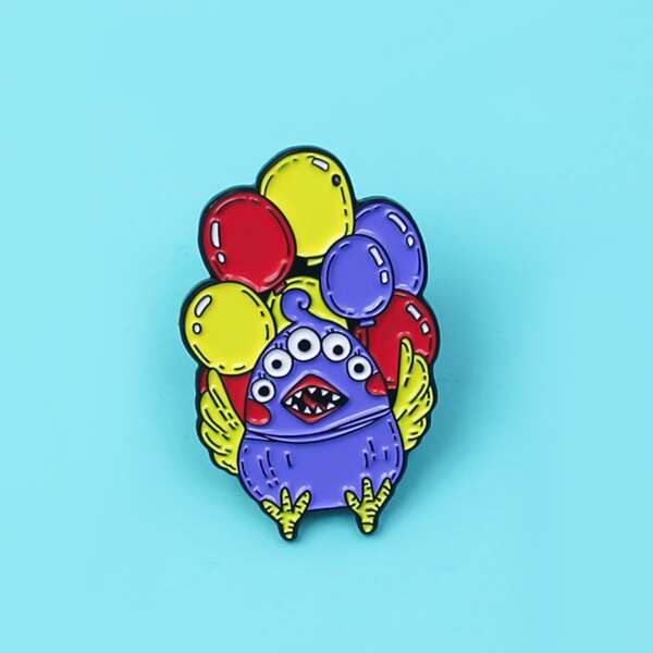 

Kids Cartoon Design Brooch, Multicolor