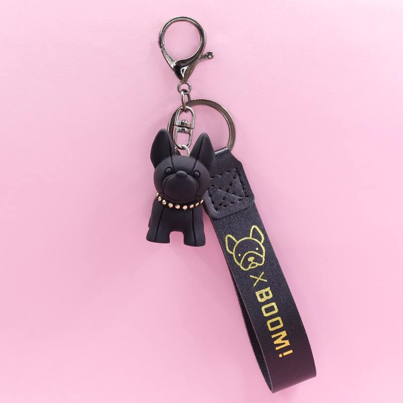 

Cartoon Dog Charm Keychain, Multicolor