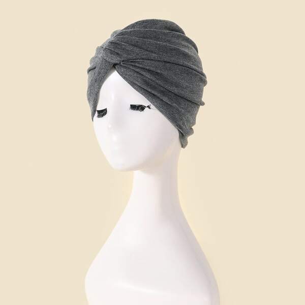 

Solid Wrap Hat, Dark grey