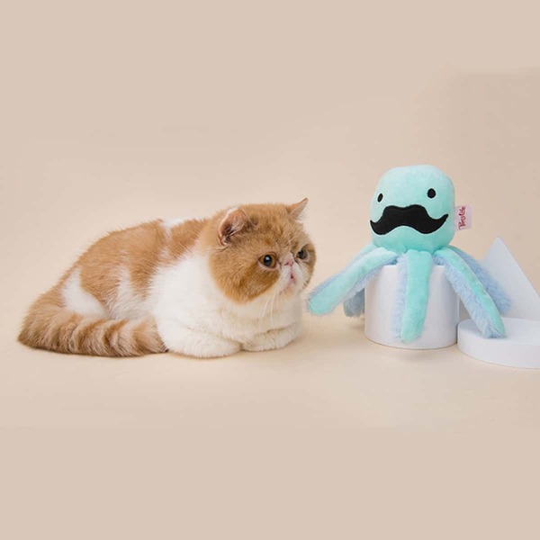 

Plush Octopus Pet Sound Toy, Blue