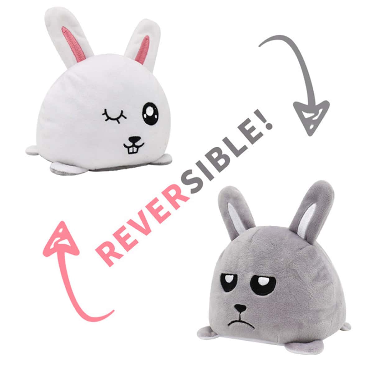 

1pc Rabbit Reversible Toy, Multicolor