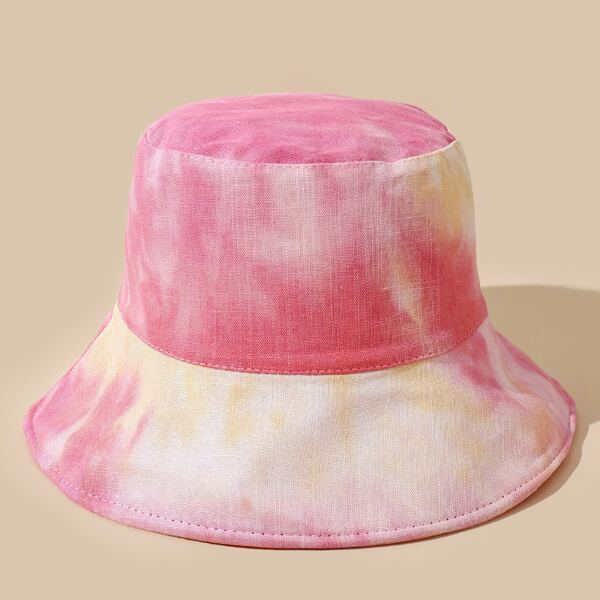 

Tie Dye Bucket Hat, Red
