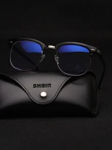 Kính Browline nam - màu đen - Xem 1