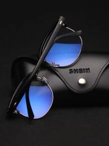 Kính Browline nam - màu đen - Xem 2