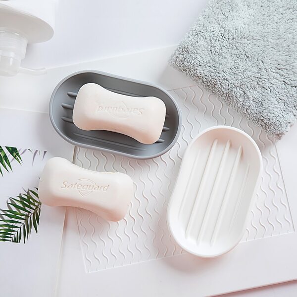 

1pc Random Solid Color Soap Box, Multicolor