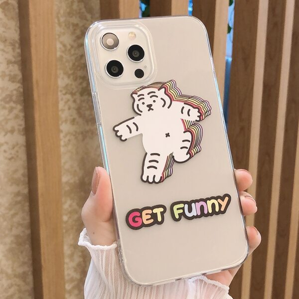 

Cartoon Graphic Clear Phone Case