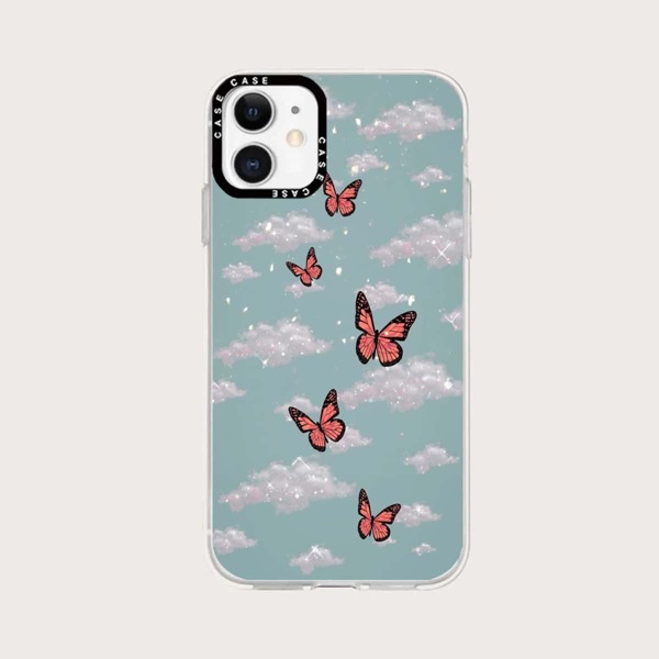 

Butterfly Pattern Phone Case, Multicolor