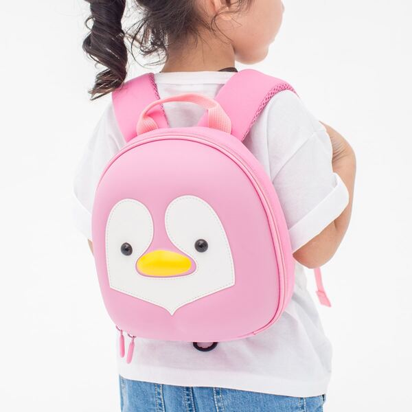 

Girls Cartoon Backpack With Anti Dropping Strap, Pink