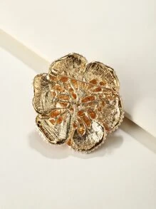 Broche Con Diseño De Flor Y Decoración De Perlas Falsas - Rosa - Ver 5