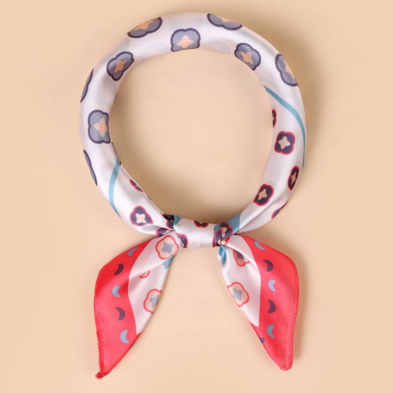 

Geo Graphic Scarf, Watermelon pink