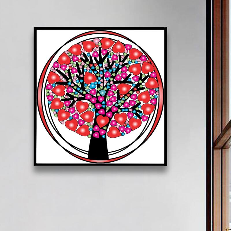 

Tree DIY Diamond Painting Without Frame, Multicolor