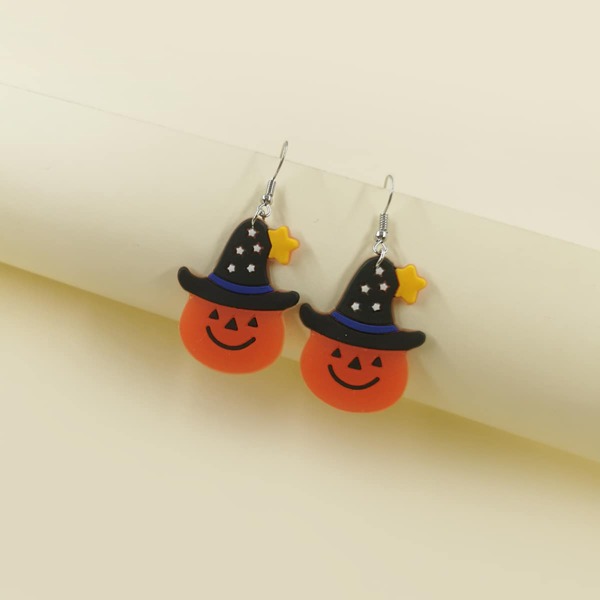

Cartoon Drop Earrings, Multicolor
