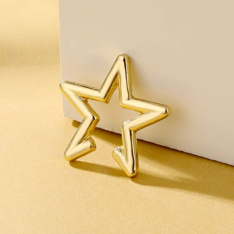 

1pc Star Ear Cuff, Gold