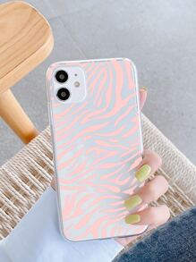 斑馬條紋手機殼相容於 iPhone 15/15Pro/15Plus/15Promax - 無色 - 查看 1