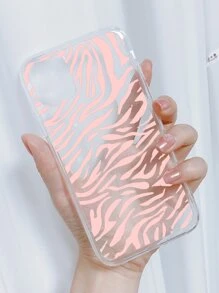 斑馬條紋手機殼相容於 iPhone 15/15Pro/15Plus/15Promax - 無色 - 查看 2