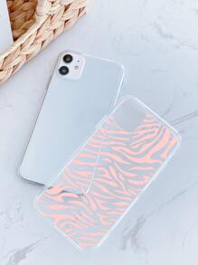 斑馬條紋手機殼相容於 iPhone 15/15Pro/15Plus/15Promax - 無色 - 查看 4