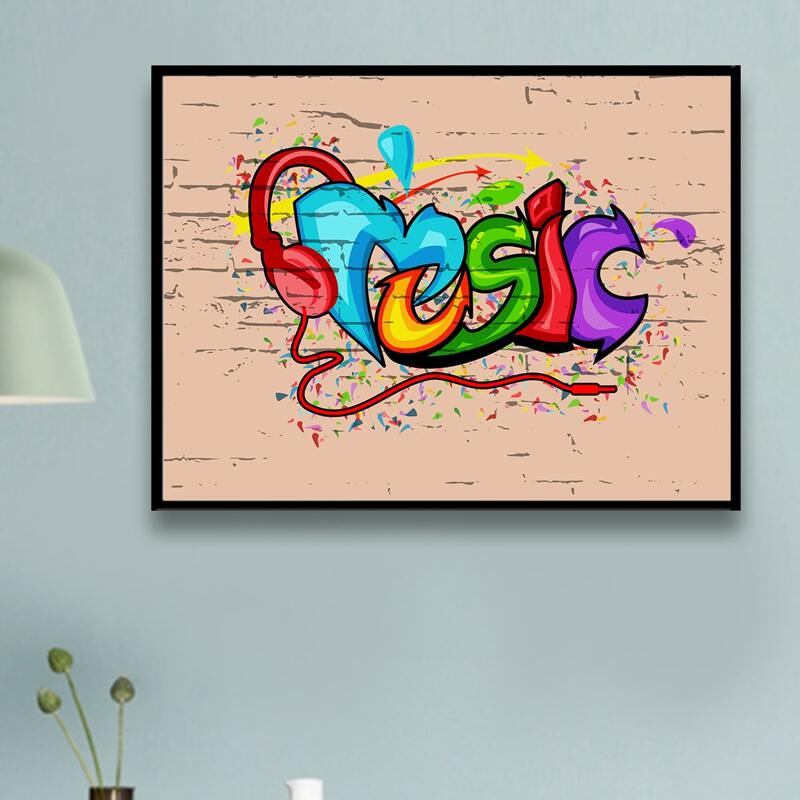 

Letter DIY Diamond Painting Without Frame, Multicolor