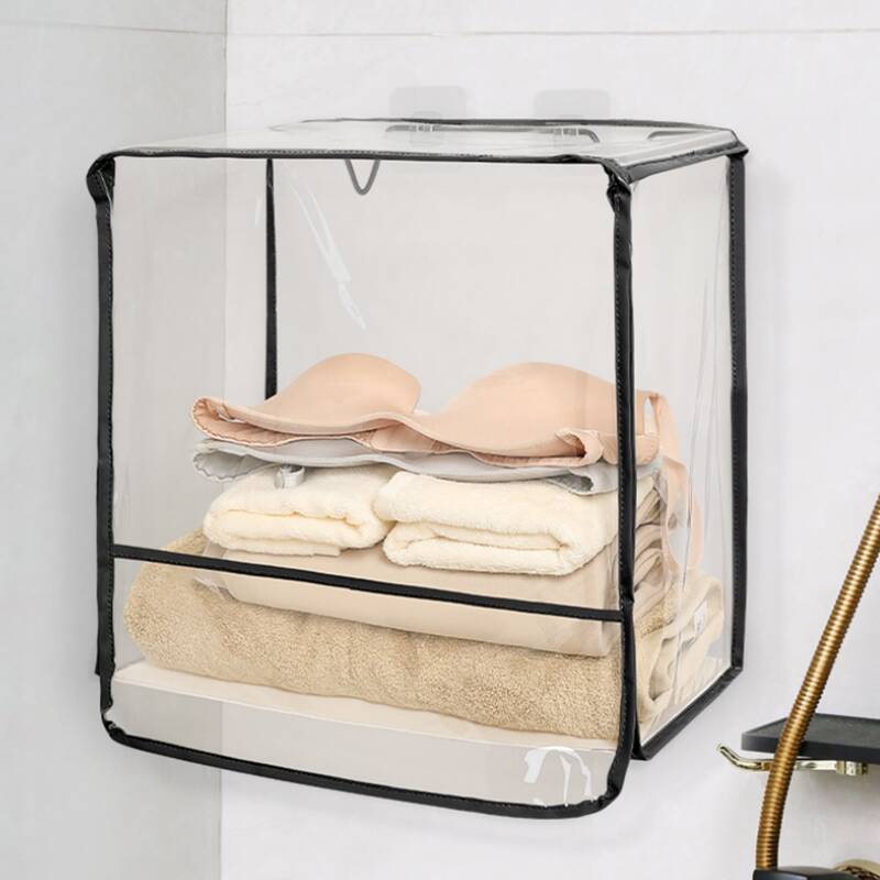 

1pc Bathroom Waterproof Storage Bag, Clear