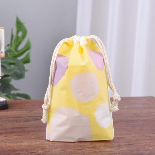 

Circle Print Storage Bag, Multicolor