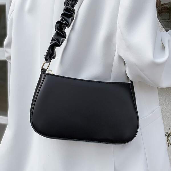 

Minimalist Baguette Bag, Black
