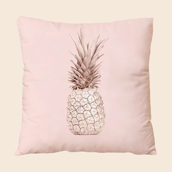 

Pineapple Print Cushion Cover Without Filler, Pink