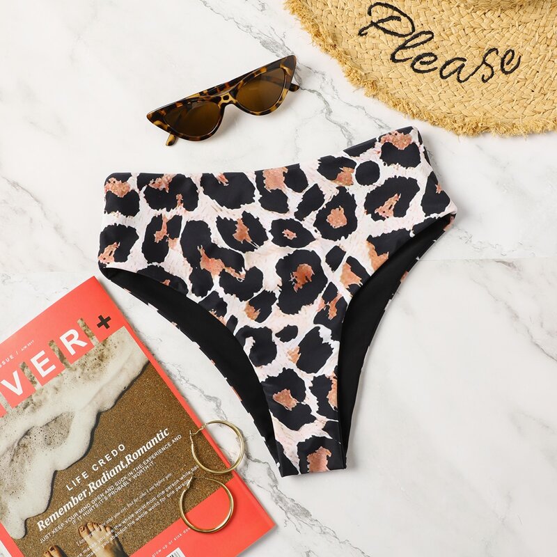 

Leopard High Waisted Bikini Panty, Multicolor