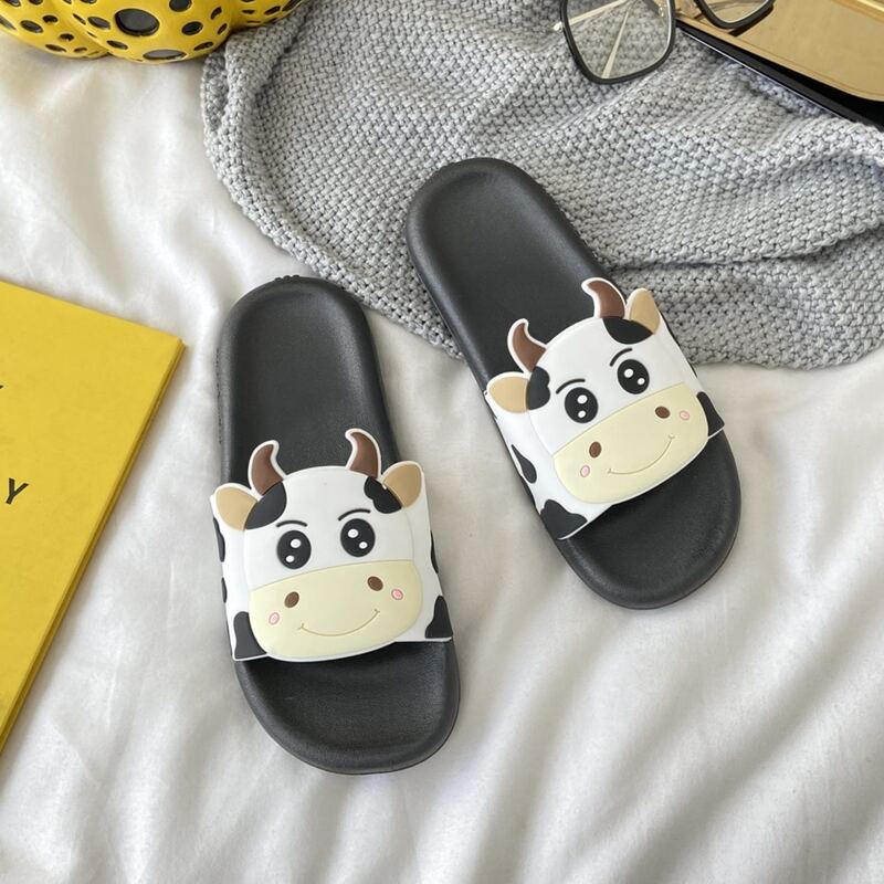 

Cartoon Cow Slides, Black
