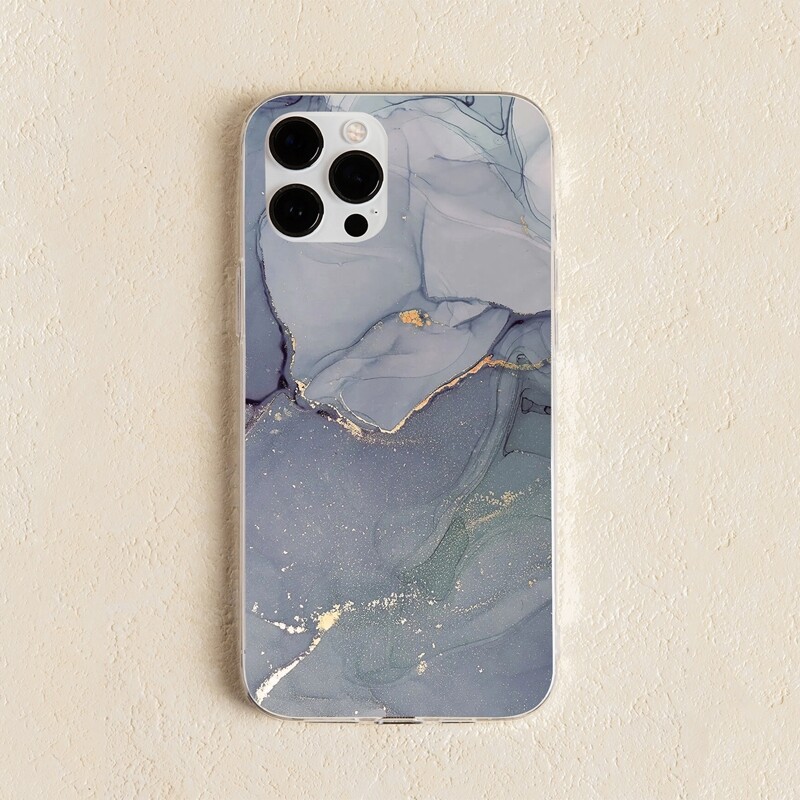 

Marble Print Phone Case, Multicolor