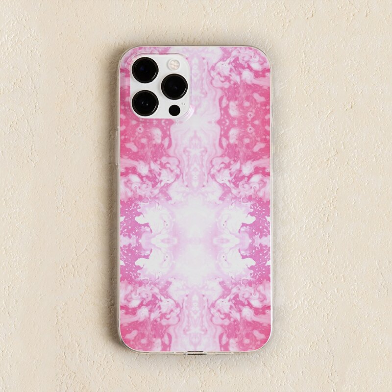 

Tie Dye Phone Case, Pink