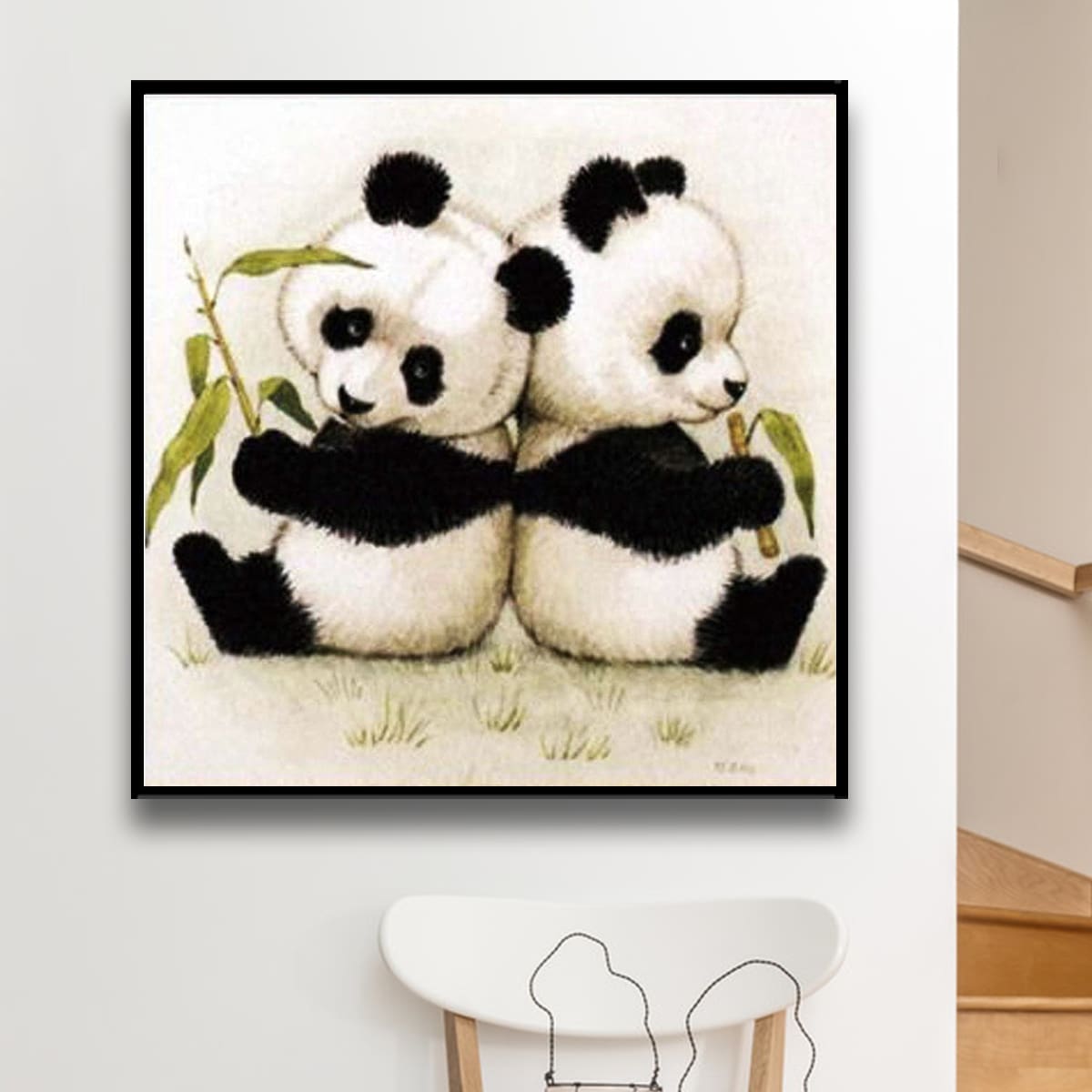 

Panda DIY Diamond Painting Without Frame, Multicolor