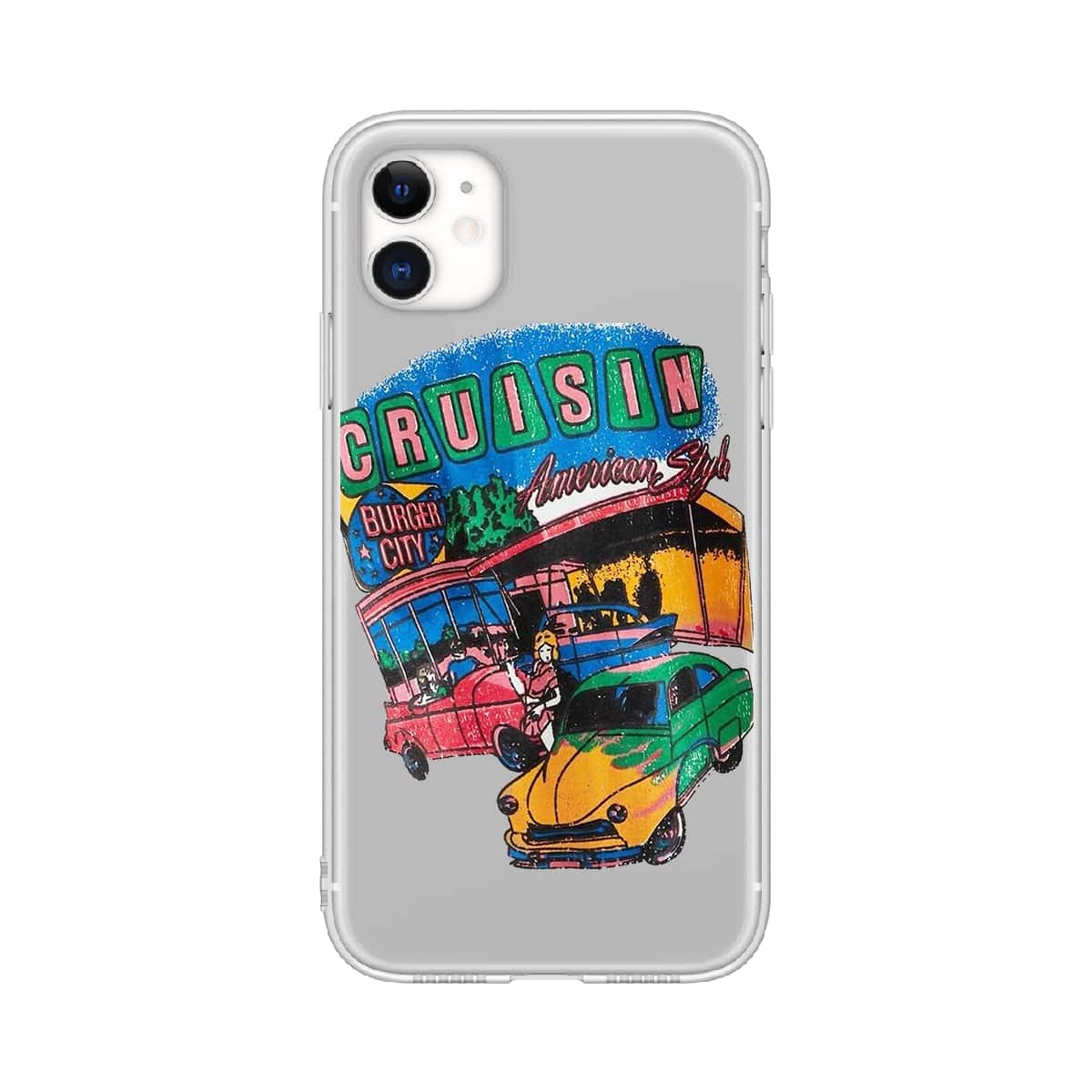 

Letter Graphic Phone Case, Multicolor