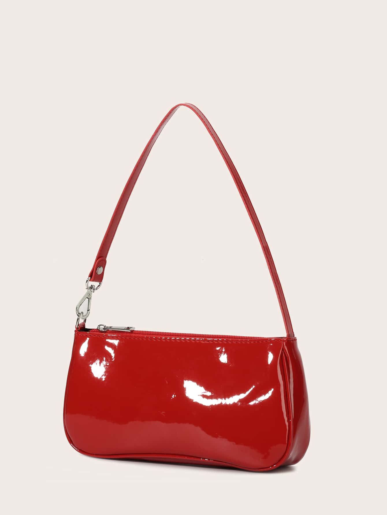 Artificial Patent Leather Bag For Teen Girls Women College Students,Rookies & White-Collar Workers Perfect For Office,College,Work ,Business,Commute