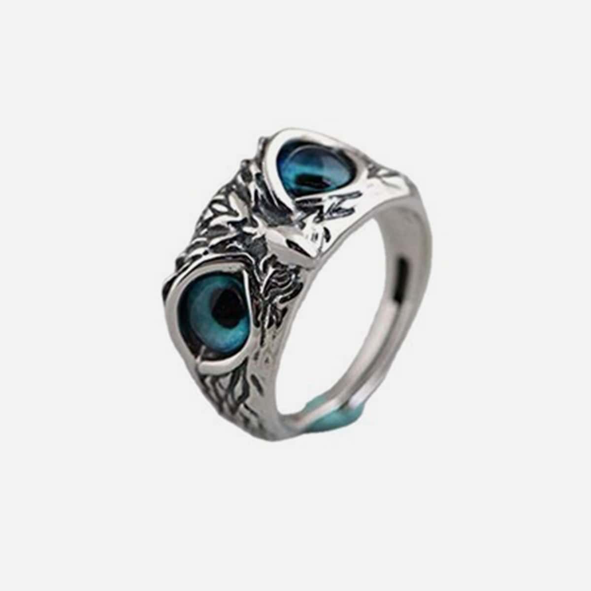 

Owl Design Ring, Silver