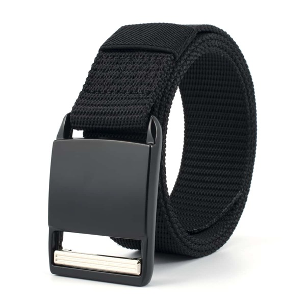 

Men Simple Tape Belt, Black
