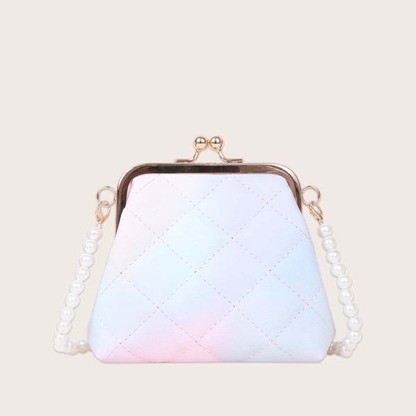 

Quilted Kiss Lock Crossbody Bag, Multicolor