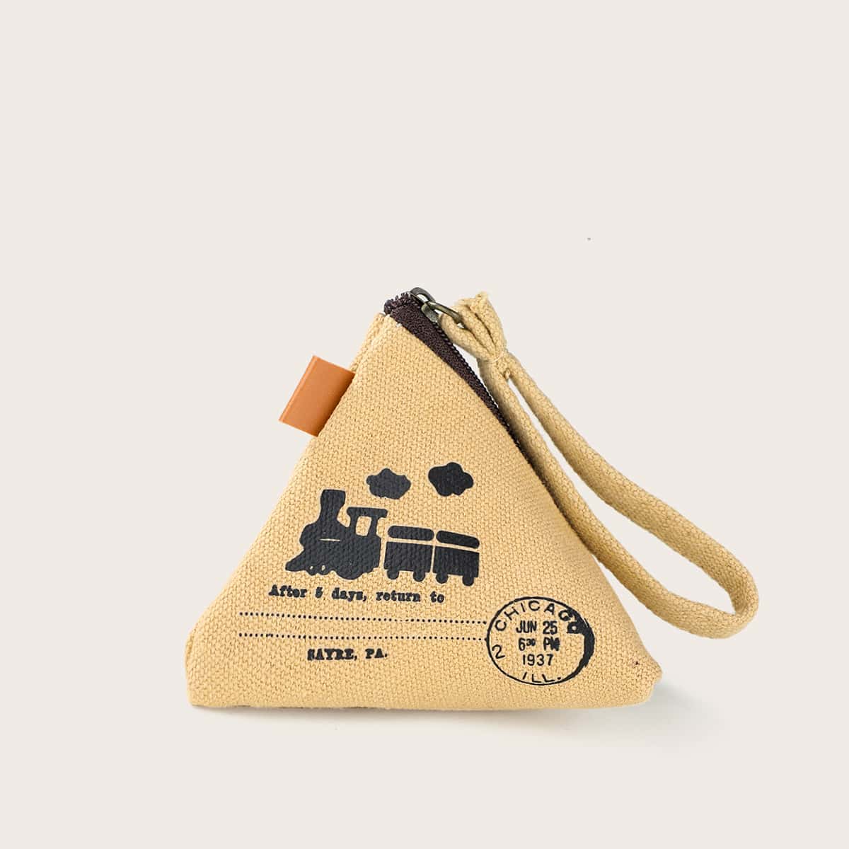 

Triangle Coin Purse, Khaki